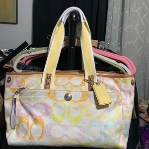 Coach bag with matching shoes 8.5